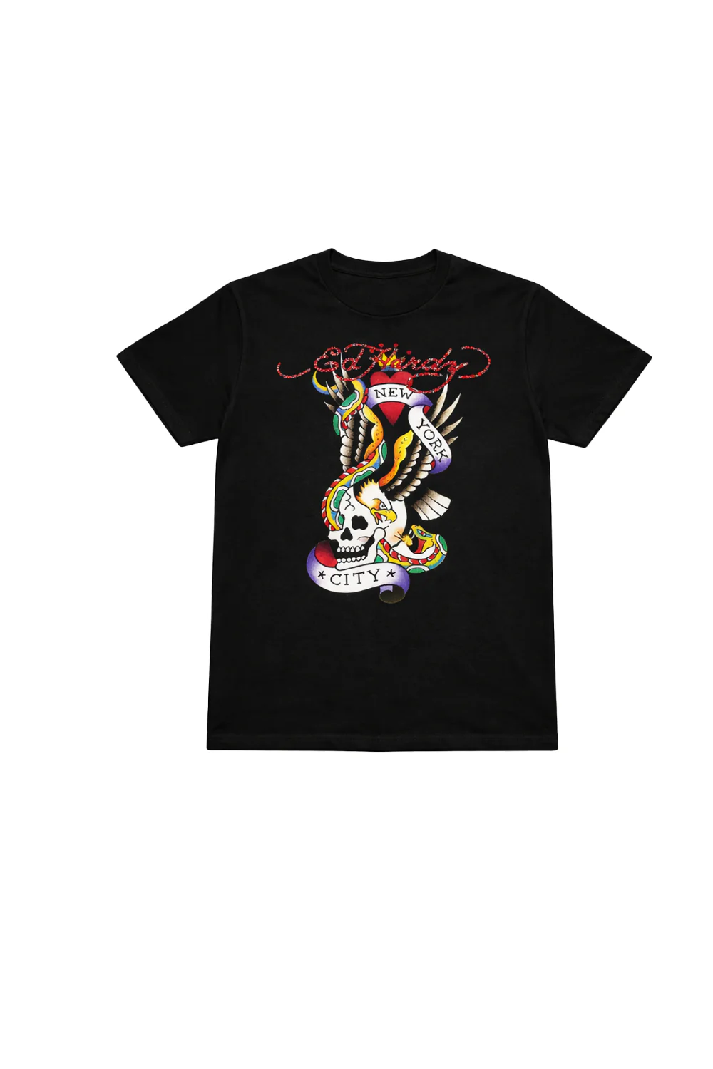 Youth New York Serpent T-Shirt - Black - Image 2